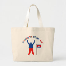Cambodia Stand up Tote Bag