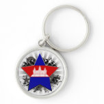 Cambodia Star Keychains