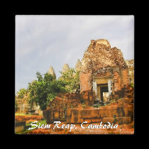 Cambodia Temple Ruins Magnet magnets