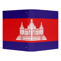 Cambodian Flag Binder