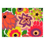 CAMBRIA, ART DECO FLORALS: TROPICANA BUSINESS CARDS