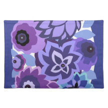 CAMBRIA in Purples and Blues Place Mats