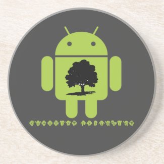 Cambrian Explosion (Oak Tree On Bug Droid) Coasters