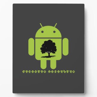 Cambrian Explosion (Oak Tree On Bug Droid) Plaques