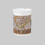 Cambridge Antique Map pitchers