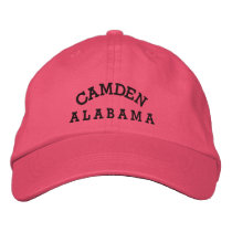 Camden, Alabama Hat embroidered hats by Rep_Ya_Hood Camden, Alabama Hat embroidered hats