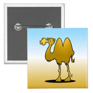 Camel 2 Inch Square Button
