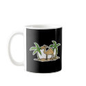 camel and palm trees mugs