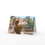 Camel Birthday Card