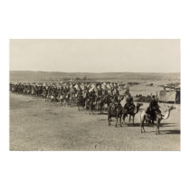 Camel Corps at Beersheba posters