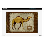 Camel Damask Monogram Laptop Skin