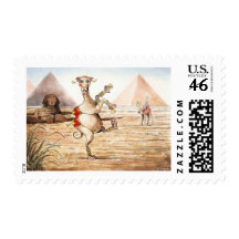 Camel Dance Postage Stamps