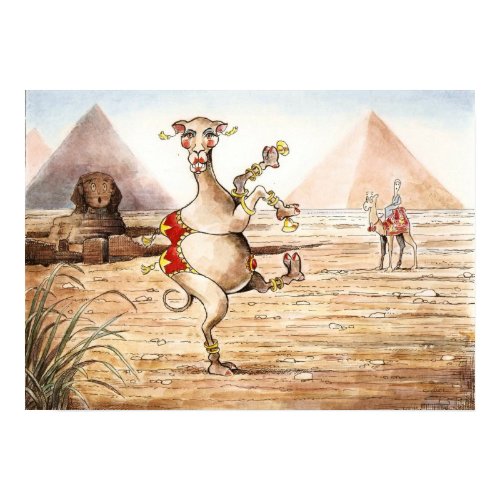 Camel Dance print