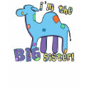 Camel I'm the Big Sister Tee Shirt