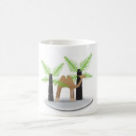 Camel in desert coffee mugs
