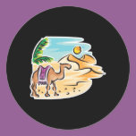 camel in desert scene