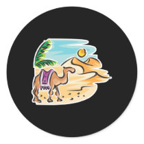 camel in desert scene stickers by doonidesignsanimals camel in desert scene stickers