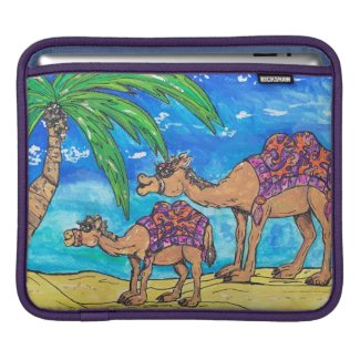 Camel Mum and Bub iPad Sleeve rickshawsleeve