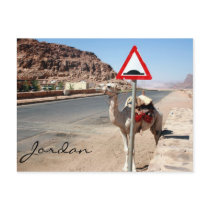 camel speed hump post card