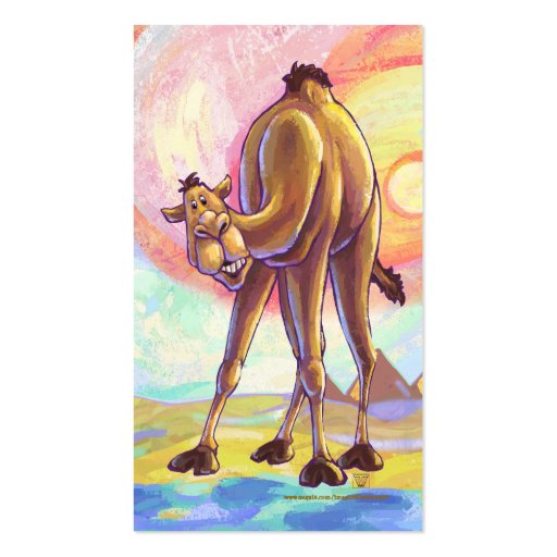 Camel Stationery Business Card (back side)