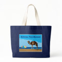Camel Toe Beach tote bag by teebag Camel Toe Beach tote bag