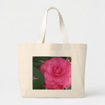 Camelia, Pink, with love! Canvas Bag