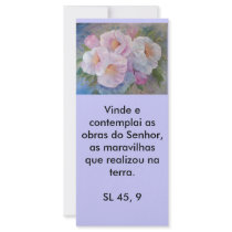 CAMÉLIAS, Vinde e contemplai as obras do Senhor... Rack Card