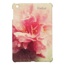 camellia flower with music iPad mini case