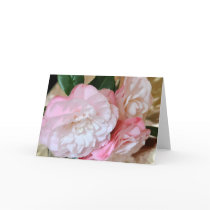 Camellia Flowers Card