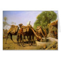 "Camels At the Trough", by Jean Leon Gerome cards