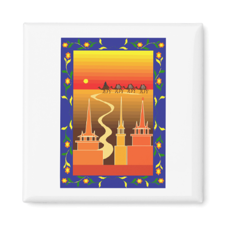 Camels beyond the city magnets