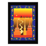 Camels beyond the city personalized invitations
