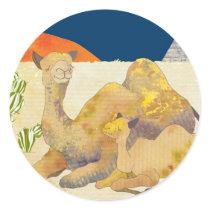 Camels in Egypt stickers