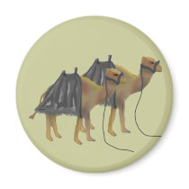 Camels in the desert magnets by Coconutzoo Camels in the desert magnets