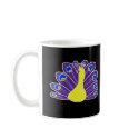 Cameo Peacock by Wendy C. Allen mugs