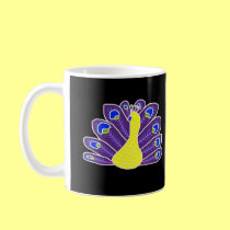 Cameo Peacock by Wendy C. Allen mugs