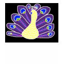 Cameo Peacock by Wendy C. Allen t-shirts