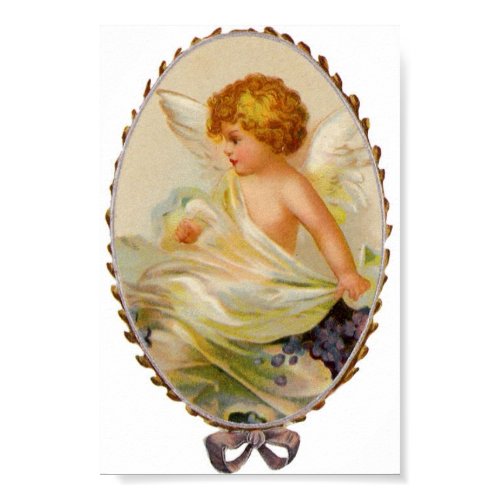 Cameo Victorian Angel print