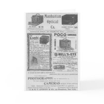 Camera ads greeting card