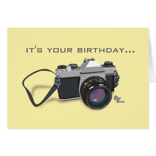 Camera Birthday Card Zazzle