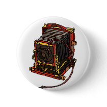 Camera Pinback Buttons