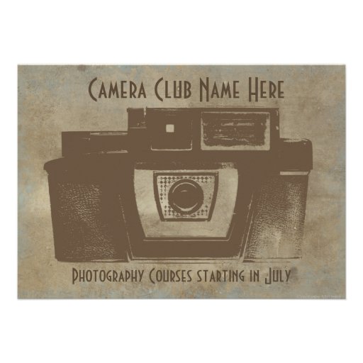 Camera Club Vintage Invitations