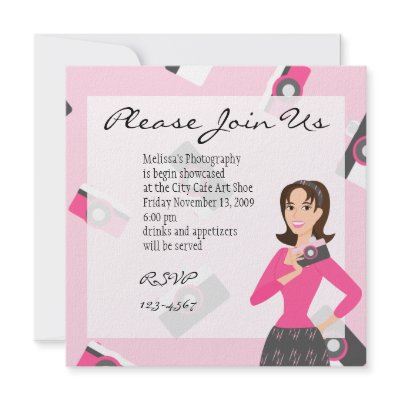 Camera Girl Invite by trennea