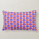 Camera Love Lumbar Pillow (Blue and Red) pillows