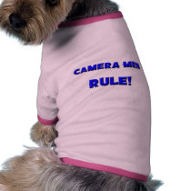 Camera Men Rule! pet clothing by professions Camera Men Rule! pet clothing