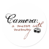 Camera: Mirror with Memory stickers