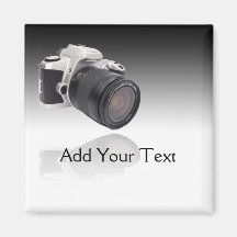 Camera on Black Gradient Magnet