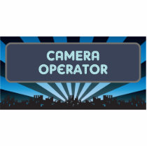 Camera Operator Marquee photo sculptures