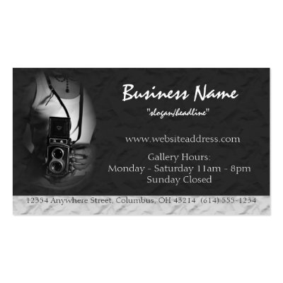 sample photography business cards. Business Cards by