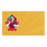 Cameraman Holding Movie Camera Shooting Retro Business Cards